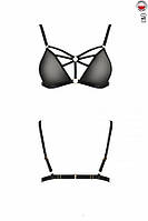Бюстгальтер-стрепи Meggy Bra black XXL/XXXL — Passion Exclusive SO6419