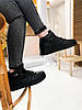 Кросівки зимові жіночі Nike Air Force 1 Winter High Black Високі Найк Аір Форс чорні шкіряні з хутром 36,37,38 розміри, фото 7