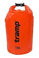 Гермомешок водонепроницаемый Tramp PVC Diamond Rip-Stop оранжевый 10л TRA-111-orange