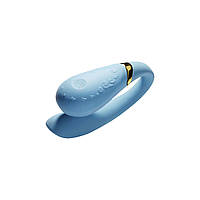 Смартвібратор для пар Zalo — Fanfan Royal Blue SO6668
