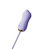 Набір 2в1 Zalo — UNICORN Violet, віброяйце + вакуумний стимулятор SO6685, фото 7