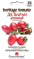 Семена Томат индетерминантный Де Барао Розовый 25 семян Солнечный Март