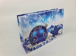 Пакет Новорічний Подарунковий Паперовий 46*33*15(12 шт)Паперовий пакет для Новорічних подарунків