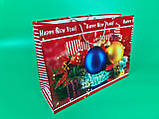 Пакет Новорічний Подарунковий Паперовий 46*33*15(12 шт)Паперовий пакет для Новорічних подарунків, фото 2