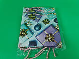 Новорічний Подарунковий Пакет Паперовий 23*24*10(12 шт)Паперовий пакет для Новорічних подарунків, фото 4
