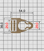 Фіксатор A.FP-2216-25 койот