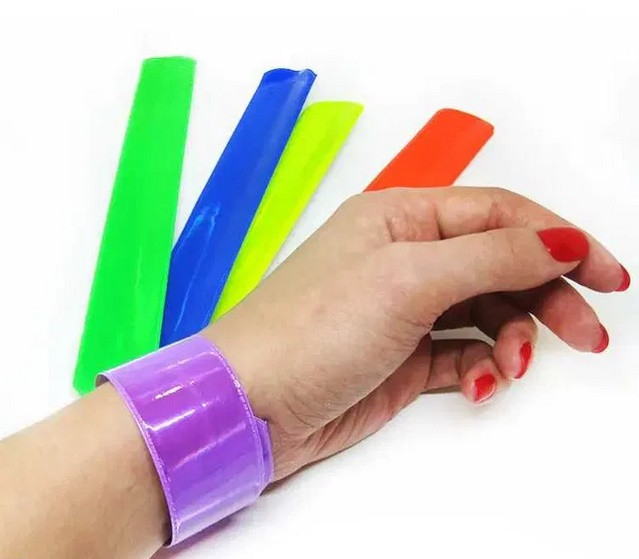 Флікери. Світловідбивні стрічки браслети.Світовідбивний браслет, фото 1