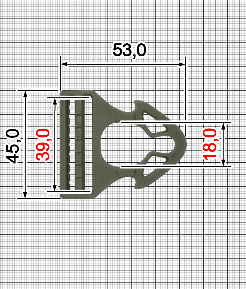 Фіксатор A.FP-2211-39 хакі