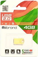 Mibrand Hawk 4GB USB 2.0 Gold (MI2.0/HA4M1G)