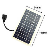 Сонячна панель SOLAR PANEL 12V-20W, Сонячна батарея, банк енергії, міні електростанція