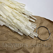 018 ПЗ 3 ЗРАЗКА. МОЛОЧНІ тіпси-віяло на кільці Lady Arms, фото 5