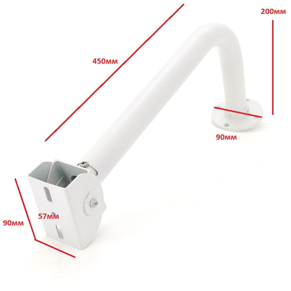 Кронштейн для Камеры PiPo PP- 20*40L, с Поворотом для Камеры, Белый ...