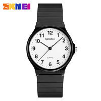 Женские стильные часы Skmei 1419BKWT Black White