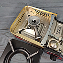 Портативна газова пальник Mini Gas Stove ZX-001 (R86813). Туристична газова плита, фото 6