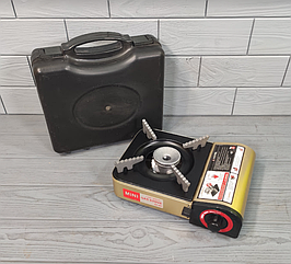 Портативна газова пальник Mini Gas Stove ZX-001 (R86813). Туристична газова плита