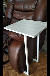Приставний мобільний столик під реклайнер міні-столик для експрес-манікюру для майстра салону краси