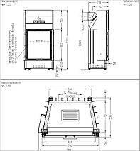 Камінна топка SPARTHERM Arte Bh-4S гільйотина, фото 3