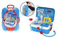 Докторский набор в чемодане-рюкзаке (17 предметов) 8361 р.24*18*22,5см.