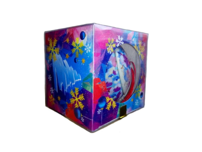 Різдвяний чай у формі іграшки на ялинку Zylanica Xmas Caddy Petunia 50 грамів у жерстяній банці, фото 1