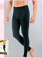Термо штаны мужские L/XL (50-52) цвет чёрный, термобельё, Kota (Турция) подштанники, теплые, термо одежда