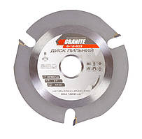 Диск пиляльний GRANITE для дерева з твердосплавними напайками 125х22.2х3Т 12200 об./хв 5-12-503
