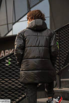 Зимова тепла підліткова куртка на флісі 140-170 розміри, фото 3