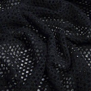 Тканина сітка Амалія чорна, фото 2