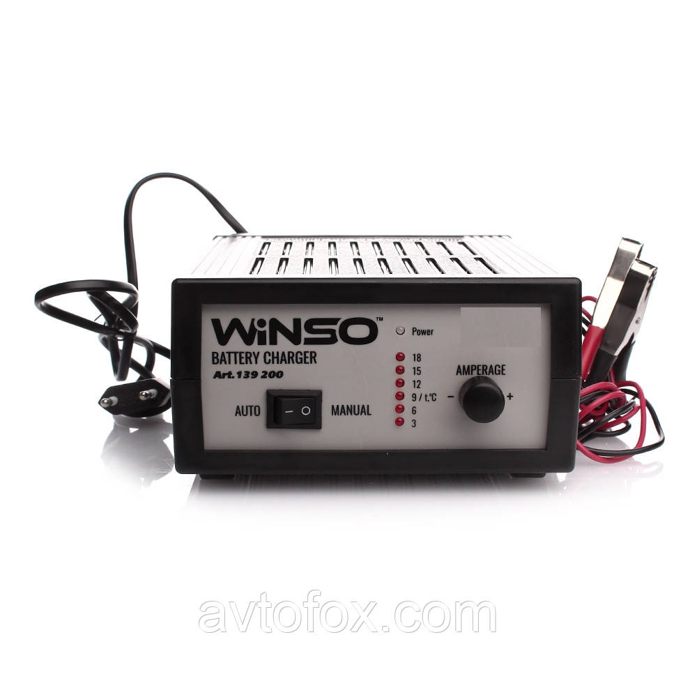 Зарядний пристрій для автомобільних акумуляторів Winso 139200