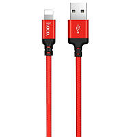 Дата кабель Hoco X14 Times Speed Lightning Cable (1m) Червоний