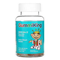 Омега 3, Gummi King DHA Omega-3 60 жевательных конфет