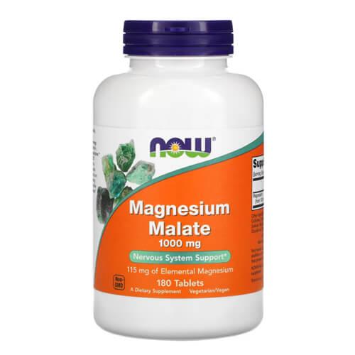 Магній малат, NOW Magnesium Malate 180 таб