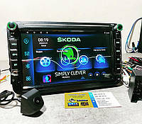 Штатная магнитола на Skoda Octavia/Fabia/Yetti/ Rapid/ Superb/Roomster/Praktik Android 10 CAN Bus + камера
