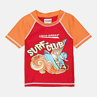 Футболка для плаванья Aqua Speed SURF-CLUB T-SHIRT 2024 383-31 110 см Красный/Оранжевый (5908217620248)