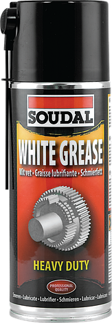 Змащувальний аерозоль літієвий білий 400 мл White Grease, фото 1