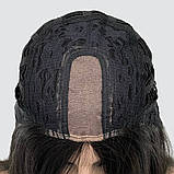 Довга перука з проділом на сітці Whiskey Lace колір темний горіх, фото 5