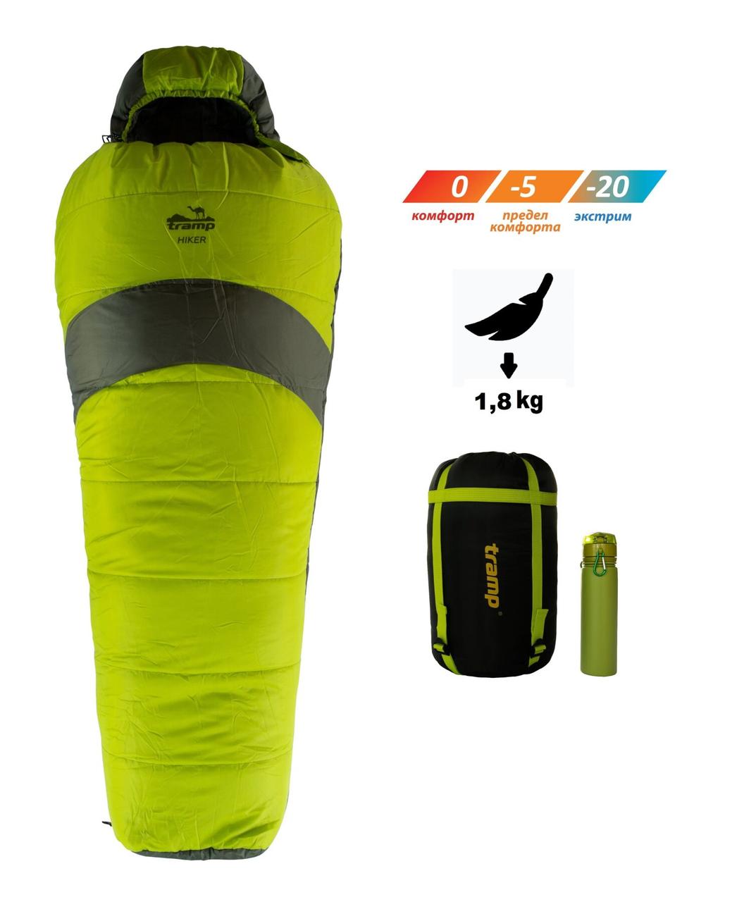 Спецальний мішечок Tramp Hike Compact 185/80-55 (TRS-051C-L) лівий, Original