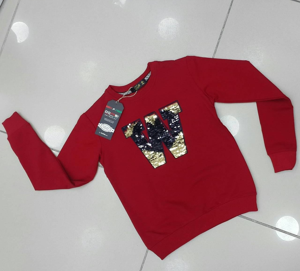 Реглан червоний на дівчаток 134,140,146,152 зросту двонитка, фото 1