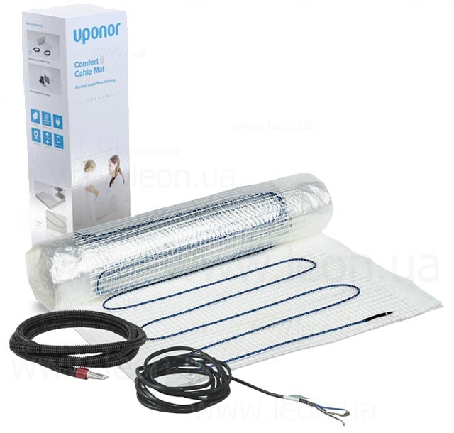 1088663 Електронагрівальний мат 160 Вт/м² керамічна плитка COMFORT E CABLE MAT 160-6 Uponor GmbH