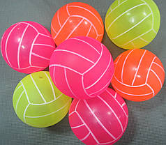 М'яч дитячий гумовий волейбольний d 17 см, фото 3