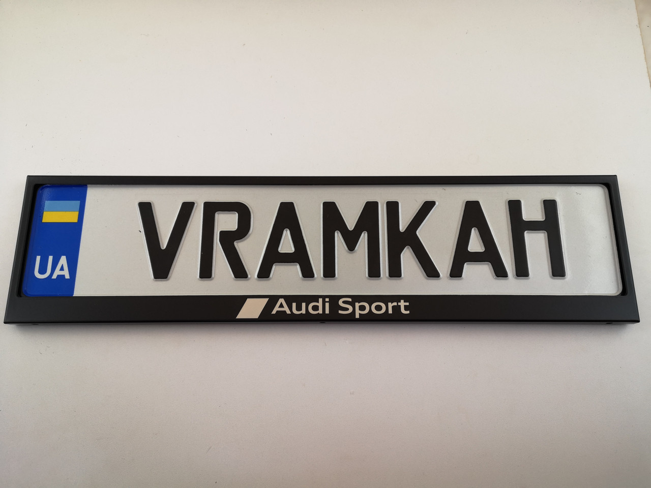 Номерна рамка для авто Audi Sport black
