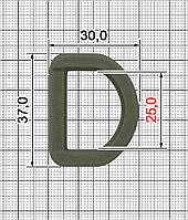 Перетяжка полукольцо A.FP-2213-25-хаки-А5