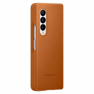 Оригінальний чохол Samsung Leather Cover Brown для Galaxy Fold 3