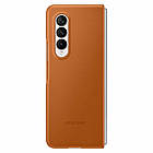 Оригінальний чохол Samsung Leather Cover Brown для Galaxy Fold 3, фото 3