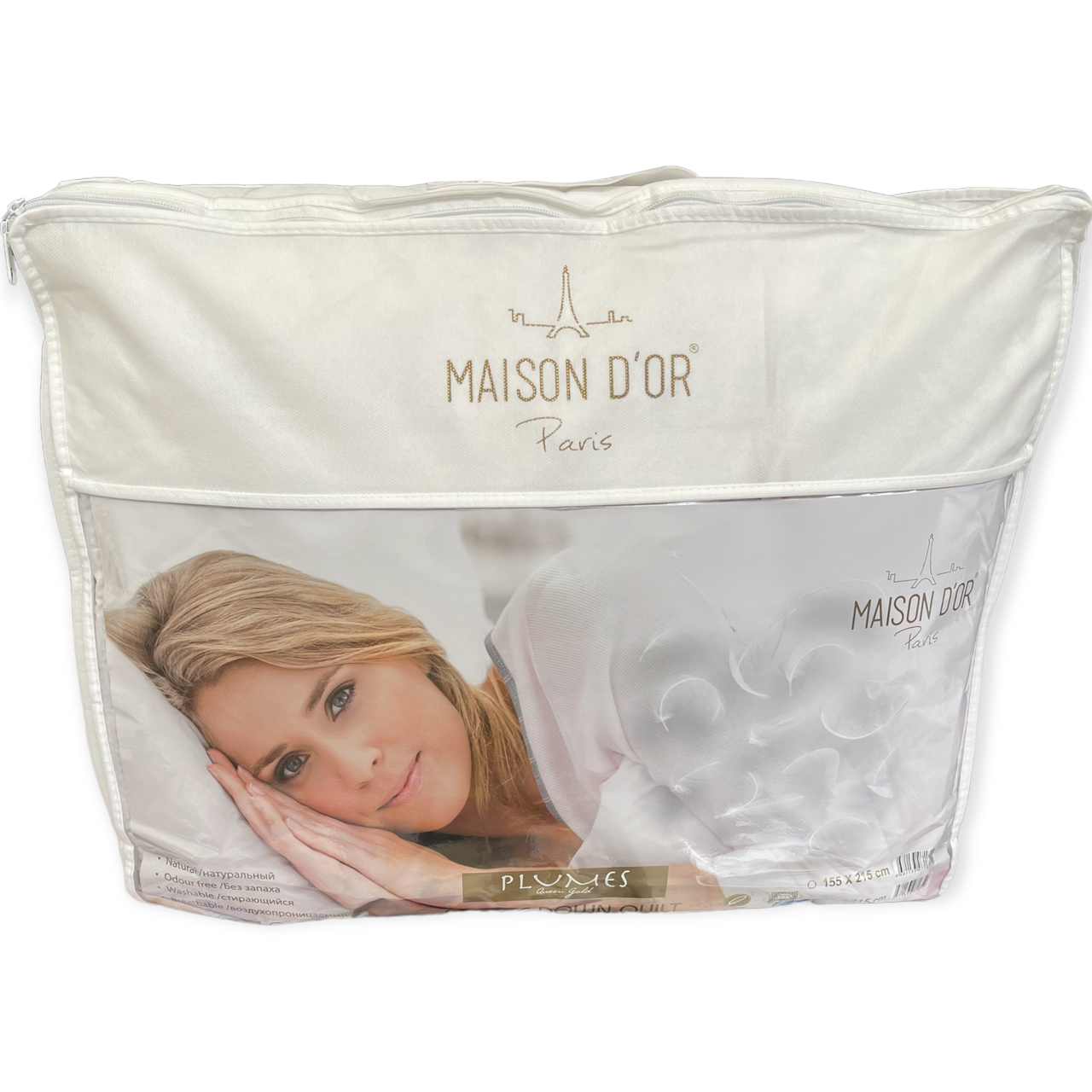 Ковдра Maison Dor Plumes Goose пух-перо 155-215 см біла