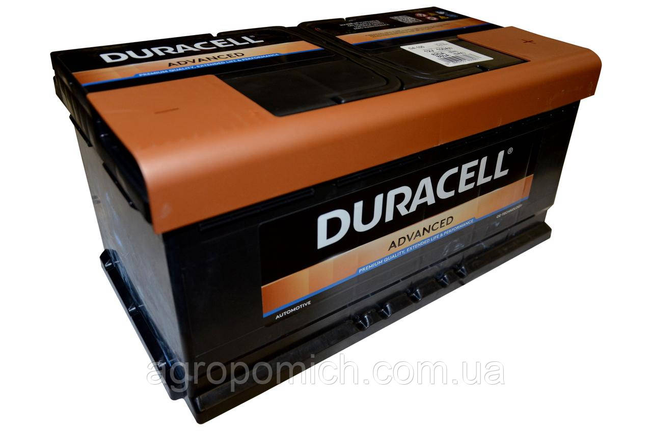 Акумулятор автомобільний 100Ah (-/+) Duracell Advanced АКБ 354x175x190 DA 100