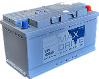 Акумулятор автомобільний 100Ah MAX DRIVE SMF (-/+) EN900 353x175x190