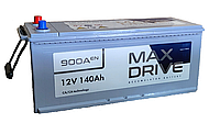 Акумулятор автомобільний 140Ah MAX DRIVE SMF (+/-) EN900 513х189х214