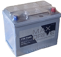 Аккумулятор автомобильный 75Аг MAX DRIVE ASIA SMF (-/+) EN720 N50 260x172x218