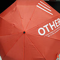 Зонт женский Красный полуавтомат MARIO 9 спиц