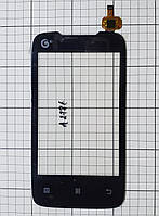 Тачскрин Lenovo A278t сенсор для телефона черный